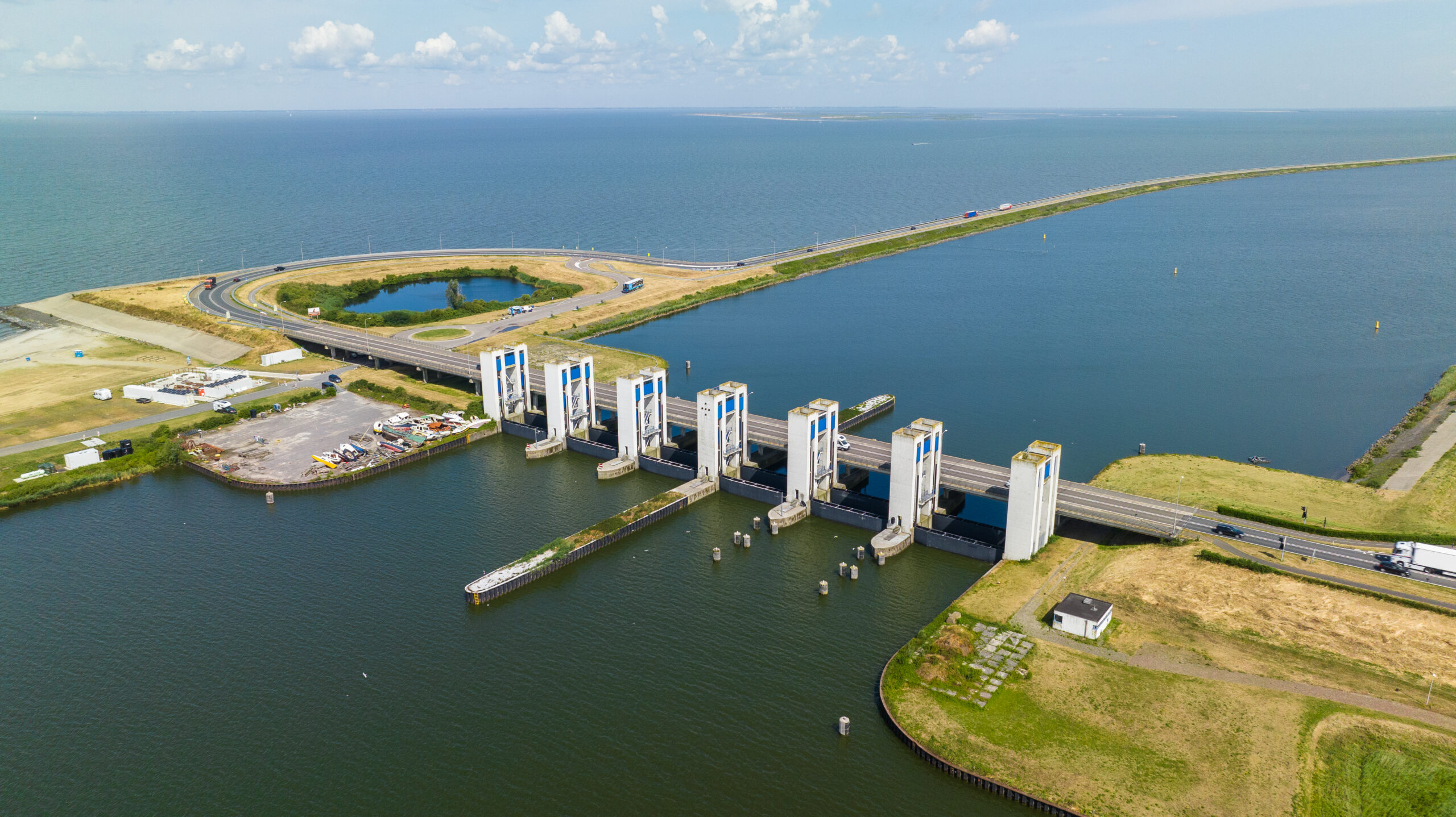 DJI_0726 Sluis bij lelystad